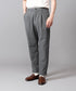 MR.OLIVE / COMFORTABLE STRETCH BRUSHED CLOTH / WIDE TAPERED EASY PANTS ミスターオリーブ/コンフォータブル ストレッチクロス/ワイドテーパードイージーパンツ